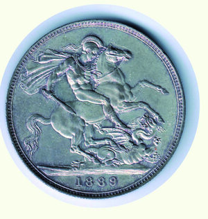 reverse: INGHILTERRA Vittoria (1837-1901) Corona 1889