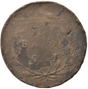 reverse: ROMA. PRIMA REPUBBLICA ROMANA 1798-1799. 2 Baiocchi Sigle HT. Bruni 20 R3; Munt. 90. B-MB