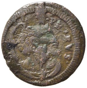 reverse: GUBBIO. Stato Pontificio. Benedetto XIV (1740-1758). Quattrino con San Pietro. Cu (3,21 g). BB
