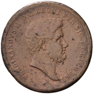 obverse: NAPOLI. Ferdinando II di Borbone (1830-1859). 10 Tornesi 1849. Gig. 296. R. MB
