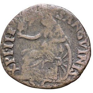 reverse: MANTOVA. Federico II (1519-1540). Sesino Mi (0,83 g). MIR 475. Raro. qMB