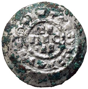 obverse: MILANO. XII-XIII sec. Denaro scodellato Ag (1,07 g). BB+