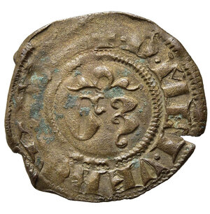 obverse: MILANO. Gian Galeazzo Visconti (1385-1402). Denaro. Mi (0,41 g). R/MLI VERONE 3 C. MIR 132. NC. BB
