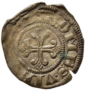 reverse: MILANO. Gian Galeazzo Visconti (1385-1402). Denaro. Mi (0,41 g). R/MLI VERONE 3 C. MIR 132. NC. BB