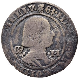 obverse: MILANO. Galeazzo Maria Sforza (1466-1476). Grosso da 4 soldi Ag (2,13 g). MIR 206/1; Cr.12. MB
