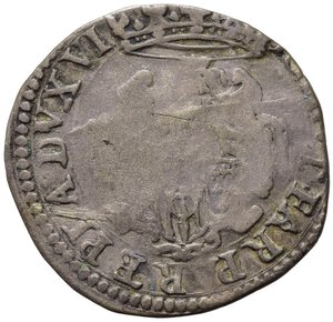 obverse: PARMA. Francesco Farnese (1694-1727).Lira con San Tommaso. Mi (4,08 g). MIR 1049. Raro. MB