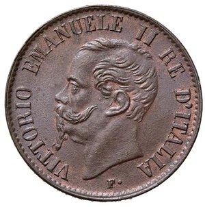 obverse: Vittorio Emanuele II (1861-1878). 1 centesimo 1867 Milano. Cu. Pag. 622; Mont. 70. qFDC