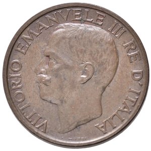 obverse: Regno d Italia. Vittorio Emanuele III. 10 Centesimi 1934 Ape. Cu. qFDC