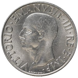 obverse: Regno d Italia. Vittorio Emanuele III. 1 Lira 1939 XVIII Magnetica. Ni. SPL+/qFDC