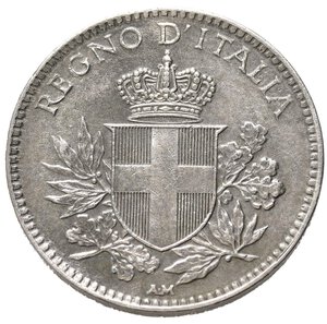 obverse: Regno d Italia. Vittorio Emanuele III. 20 centesimi 1919. Contorno parzialmente rigato. qSPL 