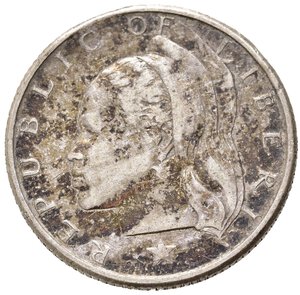 obverse: LIBERIA. 25 Cents 1960. Ag. SPL