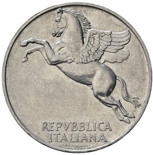 obverse: Repubblica Italiana. 10 lire 1948 Non comune.  SPL+ 