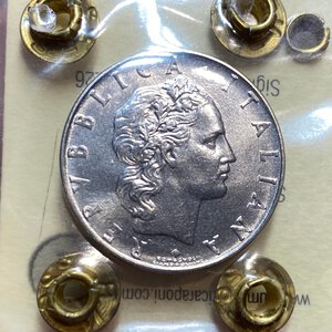obverse: Repubblica Italiana. 50 Lire 1967. Periziata Raponi qFDC