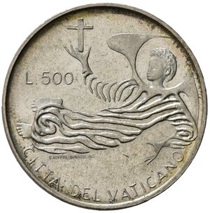 reverse: VATICANO. Paolo VI. 500 lire anno VII. Ag. qFDC
