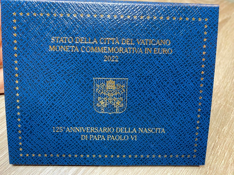 obverse: VATICANO. Francesco I. 2 euro 2022 