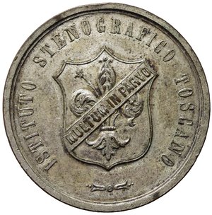 obverse: MEDAGLIE ITALIANE. Firenze. Medaglia Istituto Stenografico Toscano - Francesco Saverio Gabelsberger 1789. MB (14,60 g - 32 mm). SPL