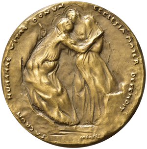 reverse: Medaglie Papali. Paolo VI. Medaglia anno VII. AE (40,33 g). FDC
