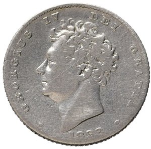obverse: GRAN BRETAGNA. Giorgio IV (1820-1830). 6 Pence 1828. Ag. KM#698. MB