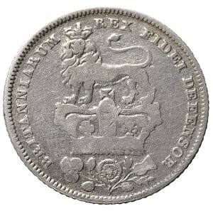 reverse: GRAN BRETAGNA. Giorgio IV (1820-1830). 6 Pence 1828. Ag. KM#698. MB