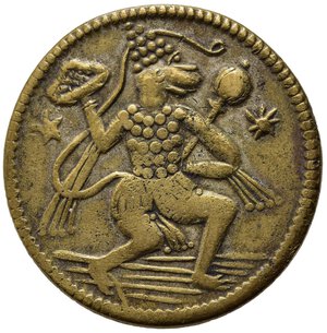 reverse: INDIA. Ramatanka Temple token. Gettone del tempio. AE (11,13 g). BB