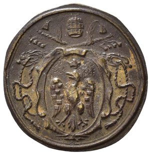 obverse: Roma. Innocenzo XIII (1721-1724). Peso monetale del mezzo zecchino (1,65 g). Molto raro. Mazza manca. BB+