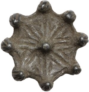 obverse: Bronze decorative element, star shaped.  22 mm