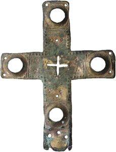 obverse: Bronze cross.. Early medieval, circa 8th-11th cent. AD