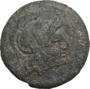obverse: Anonymous.. AE Uncia, uncertain mint in Sicily, 214-212 BC