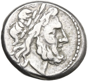 obverse: Anonymous. Victoriatus, uncertain Campanian mints, 215-211 BC