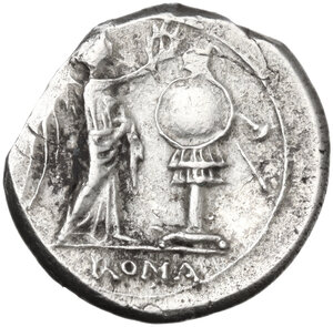 reverse: Anonymous. Victoriatus, uncertain Sicilian mint (Lilybaeum?), 215-214 BC