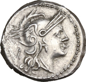 obverse: Anonymous. AR Quinarius, uncertain Campanian mint, 215 BC