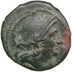 obverse: Anonymous (after 211 BC).. AE Uncia