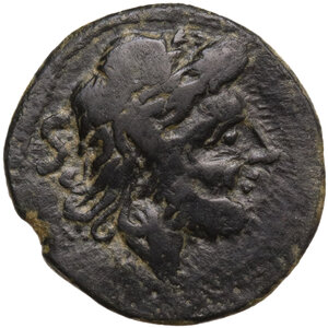 obverse: V series.. AE Semis, 211-210 BC. South East Italy