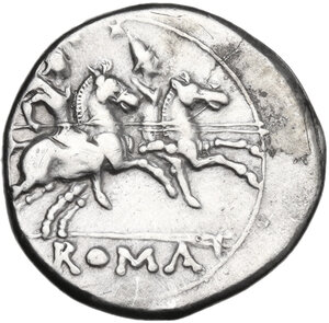 reverse: Anonymous. Denarius, main mint, 202 BC