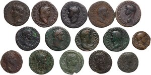 obverse: Roman Empire. Lot of fifteen (15) coins to be sorted