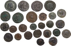 obverse: Roman Empire. Lot of twenty-six (26) coins to be sorted