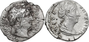 obverse: The Roman Empire.. Multiple lot of two (2) AR Denarii