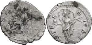 reverse: The Roman Empire.. Multiple lot of two (2) AR Denarii