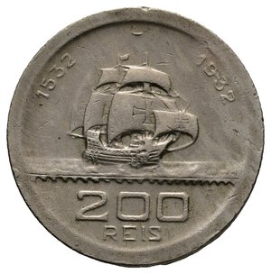 obverse: BRASILE 200 Reis 1932