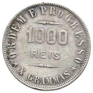 obverse: BRASILE 1000 Reis argento 1911 