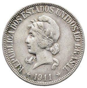 reverse: BRASILE 1000 Reis argento 1911 