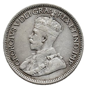 reverse: CANADA  - George V  10 Cents argento 1917