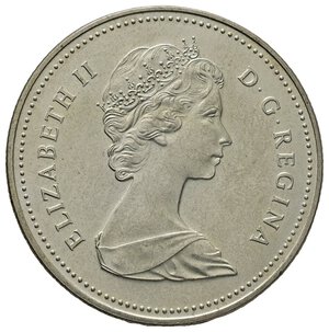 reverse: CANADA - Dollaro argento Edmonton 1983 