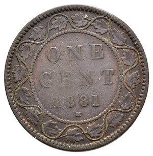 obverse: CANADA - Victoria queen 1 cent 1881