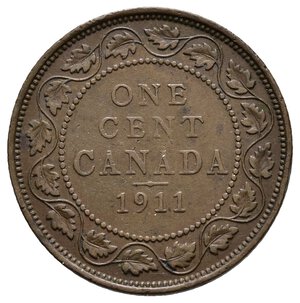 obverse: CANADA George V 1 Cent 1911 