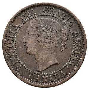 reverse: CANADA Victoria Queen 1 cent 1859