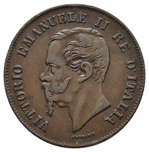 reverse: VITTORIO EMANUELE II  - 5 Centesim i 1861 Zecca Milano