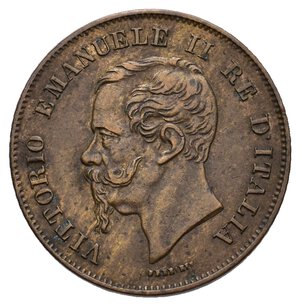 reverse: VITTORIO EMANUELE II -  5 Centesimi 1861 Milano Ottima Coservazione BB-SPL 