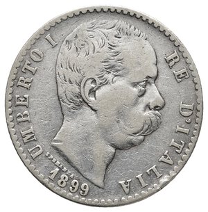 obverse: UMBERTO I  2 Lire argento 1899 RARA