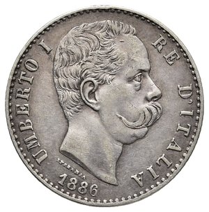 obverse: UMBERTO I  2 Lire argento 1886